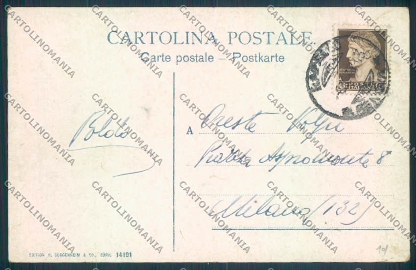 Genova Rapallo cartolina ZQ9888 – retro
