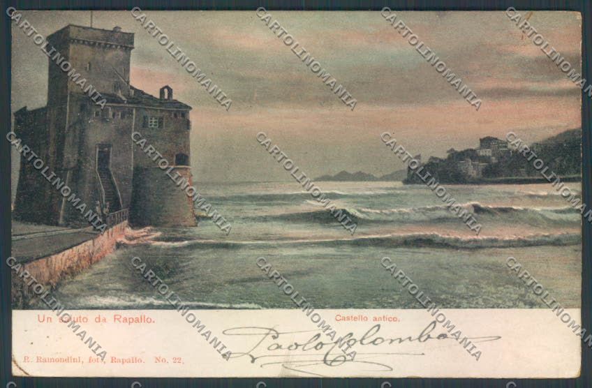 Genova Rapallo cartolina ZQ9889 – fronte