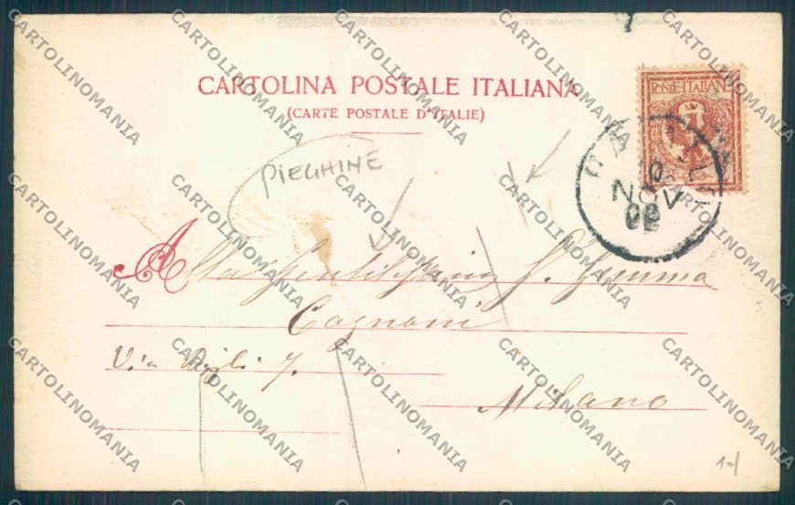Genova Rapallo PIEGHINE cartolina ZQ9906 – retro