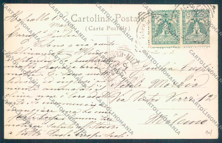 Genova Rapallo cartolina ZQ9907 – retro