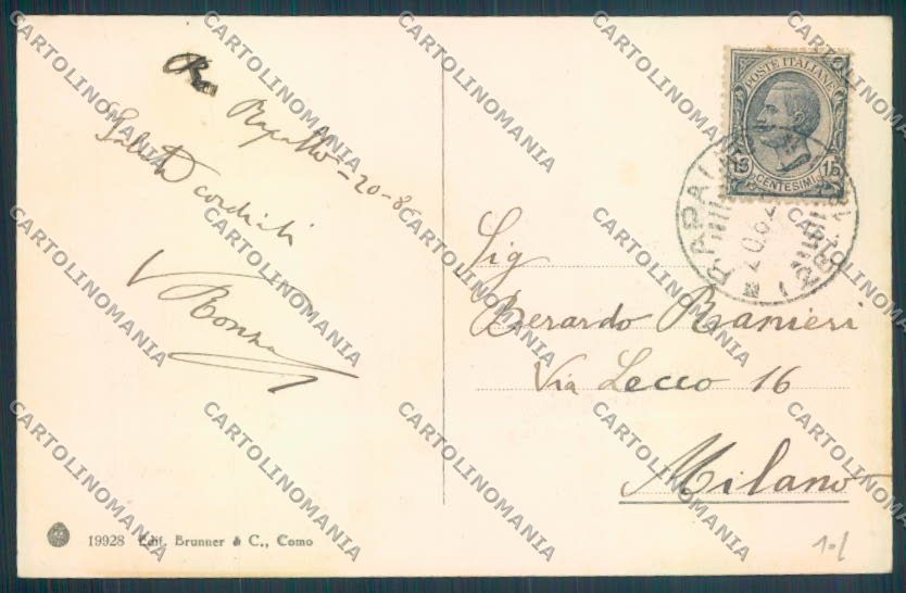 Genova Rapallo cartolina ZQ9909 – retro