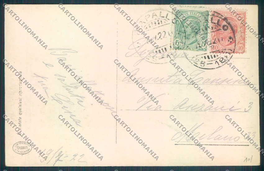 Genova Rapallo Civicchioni Foto cartolina ZQ9930 – retro