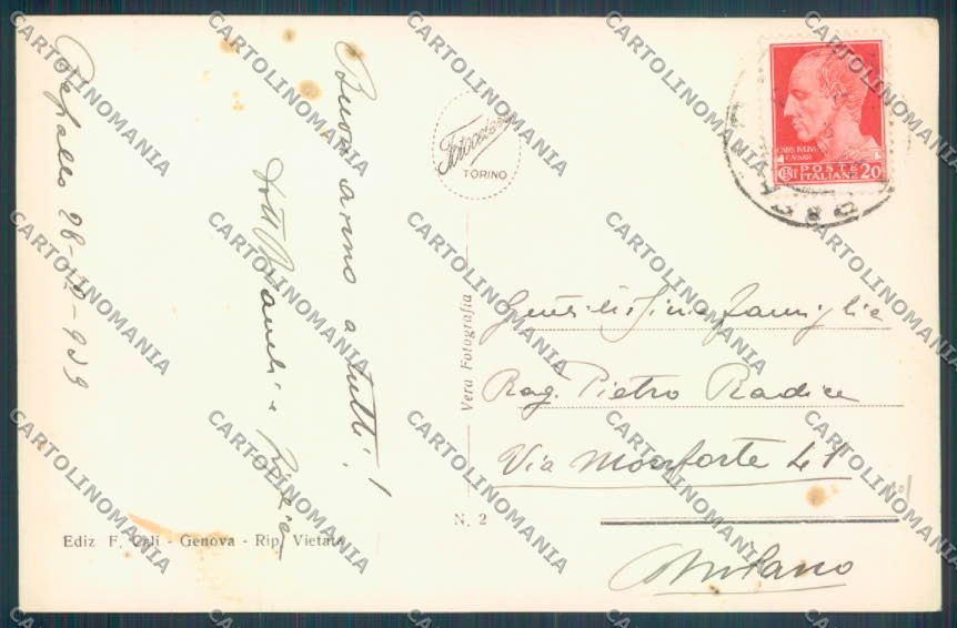 Genova Rapallo Foto cartolina ZQ9939 – retro