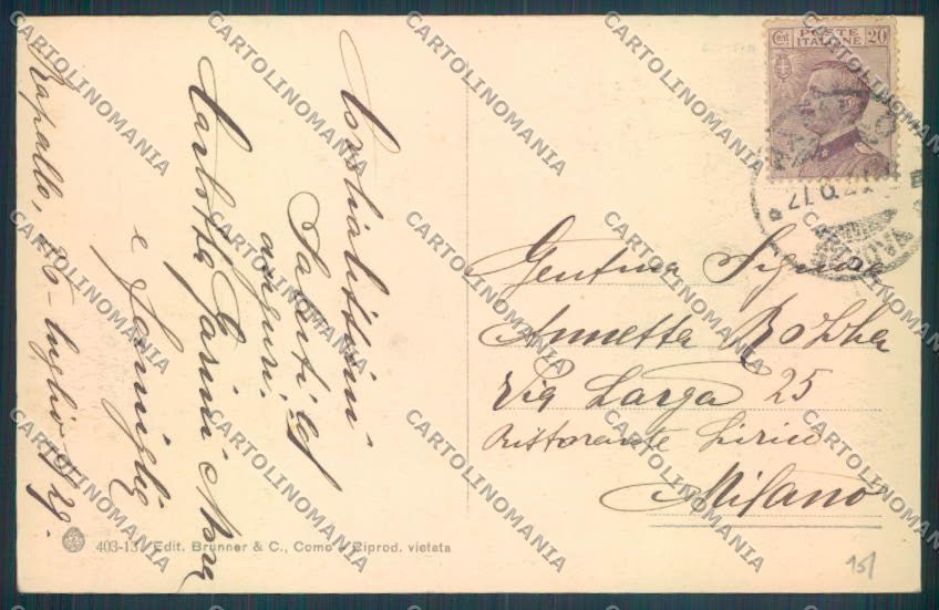 Genova Rapallo cartolina ZQ9945 – retro
