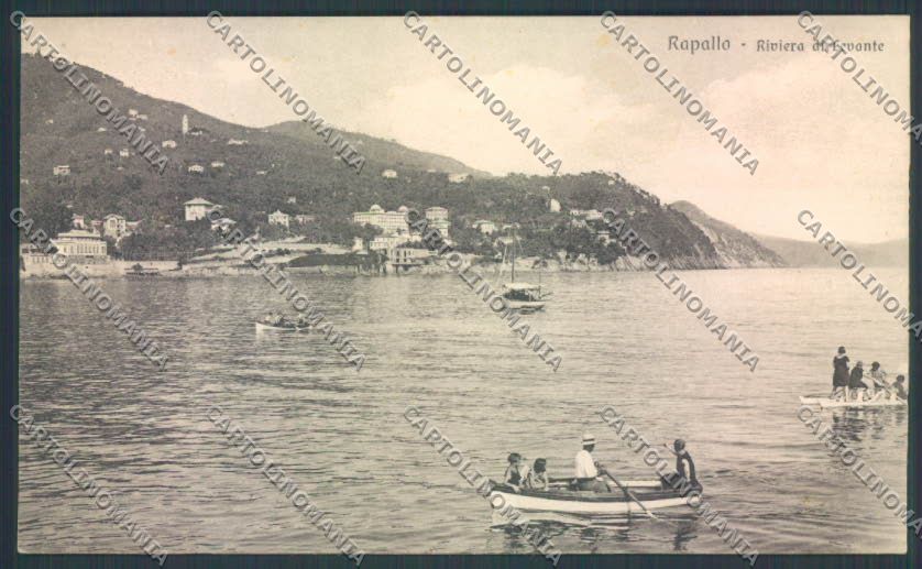 Genova Rapallo Barca cartolina ZQ9946 – fronte