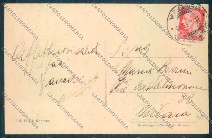 Genova Rapallo Barca cartolina ZQ9950 – retro