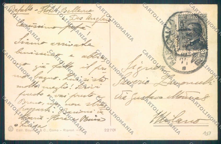 Genova Rapallo cartolina ZQ9960 – retro