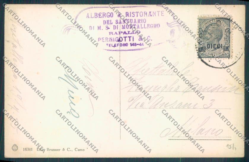Genova Rapallo cartolina ZQ9966 – retro