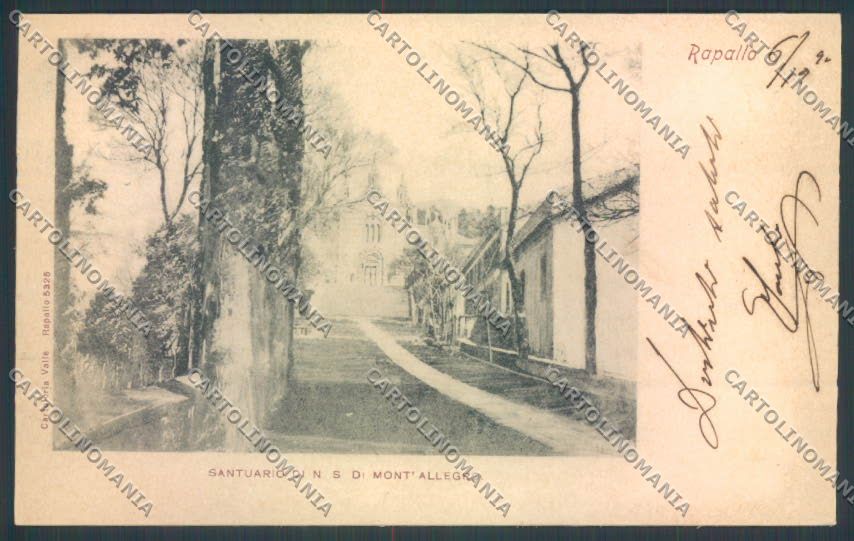 Genova Rapallo cartolina ZQ9974 – fronte