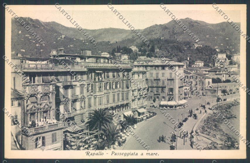 Genova Rapallo cartolina ZQ9978 – fronte