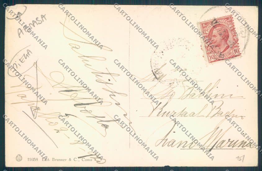 Genova Rapallo ABRASA PIEGA cartolina ZQ9982 – retro