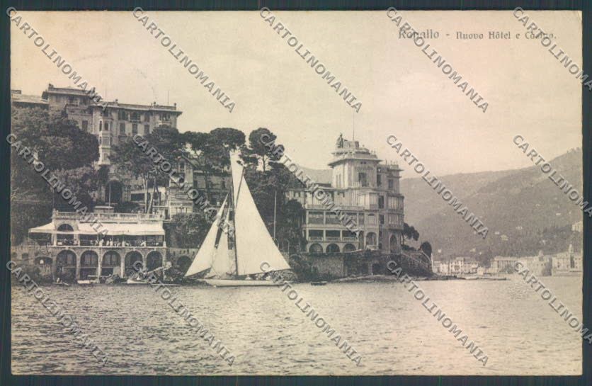 Genova Rapallo Barca cartolina ZQ9983 – fronte