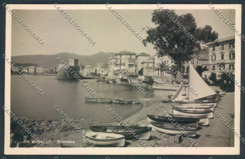 Genova Rapallo Barca Foto cartolina ZQ9988 – fronte