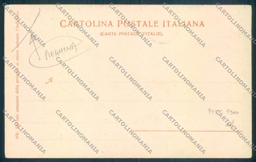Genova Chiavari PIEGHINA cartolina ZT0002 – retro