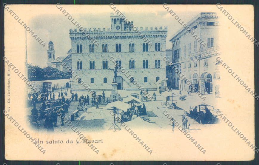 Genova Chiavari Mercato cartolina ZT0020 – fronte