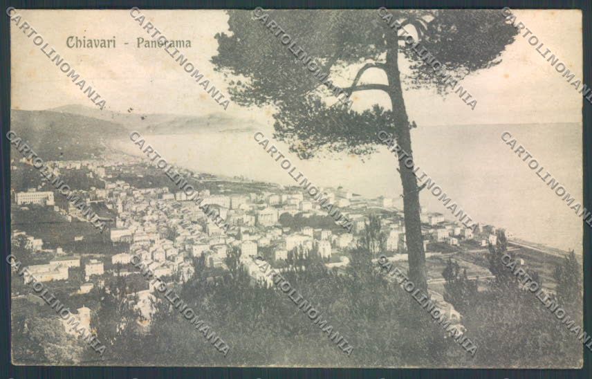 Genova Chiavari PIEGA cartolina ZT0055 – fronte