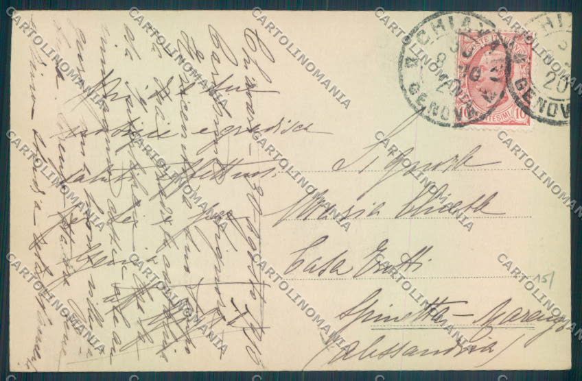 Genova Chiavari Civicchioni Foto cartolina ZT0100 – retro