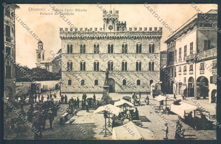 Genova Chiavari Mercato MACCHIE PIEGHINE cartolina ZT0116 – fronte