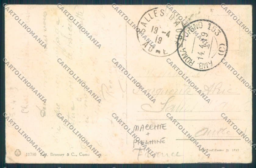 Genova Chiavari Mercato MACCHIE PIEGHINE cartolina ZT0116 – retro