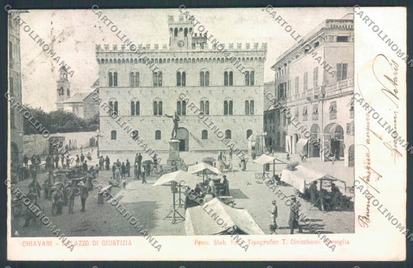 Genova Chiavari Mercato cartolina ZT0127 – fronte