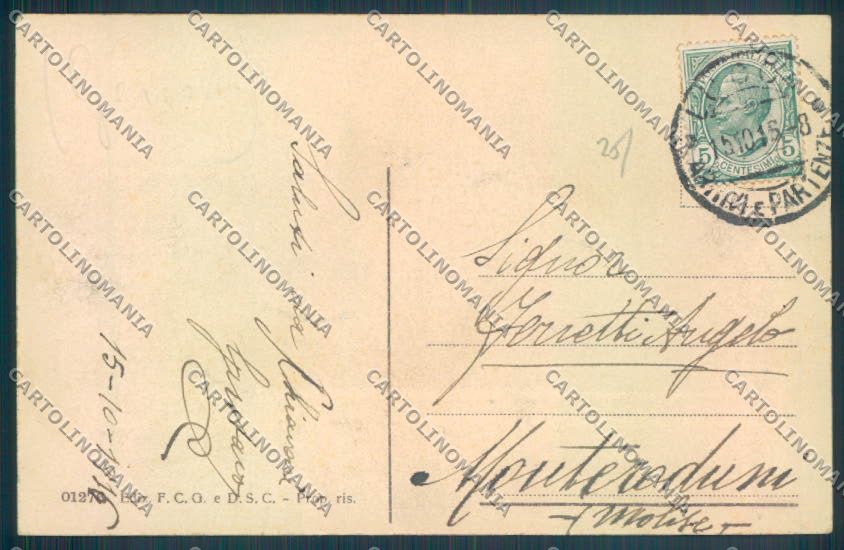 Genova Chiavari Barca cartolina ZT0152 – retro