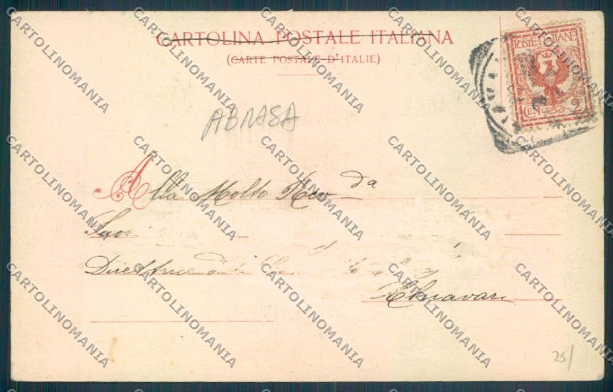 Genova Chiavari ABRASA cartolina ZT0155 – retro