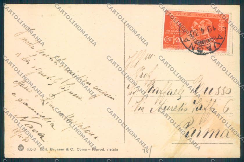 Genova Chiavari Poste cartolina ZT0158 – retro