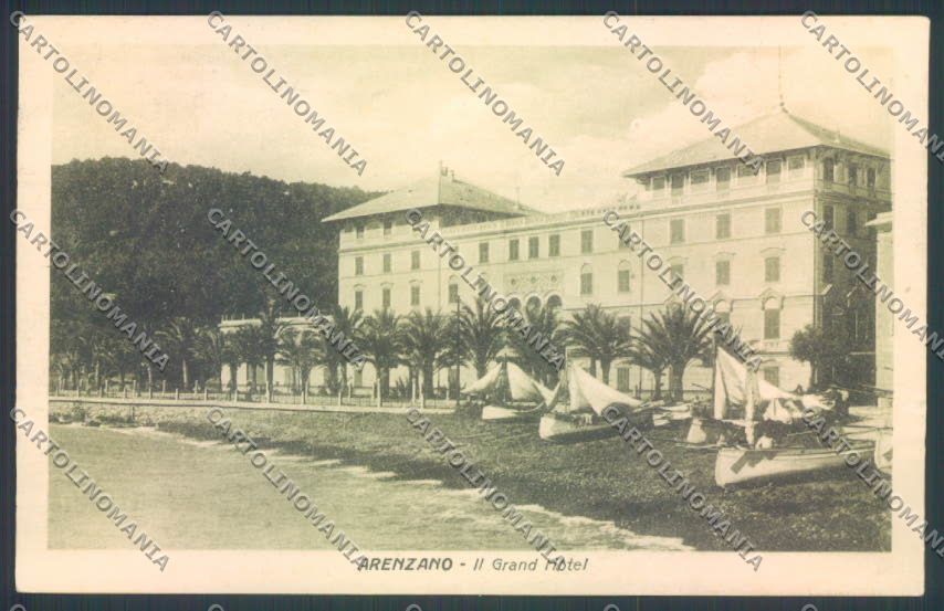 Genova Arenzano Barca cartolina ZT0162 – fronte