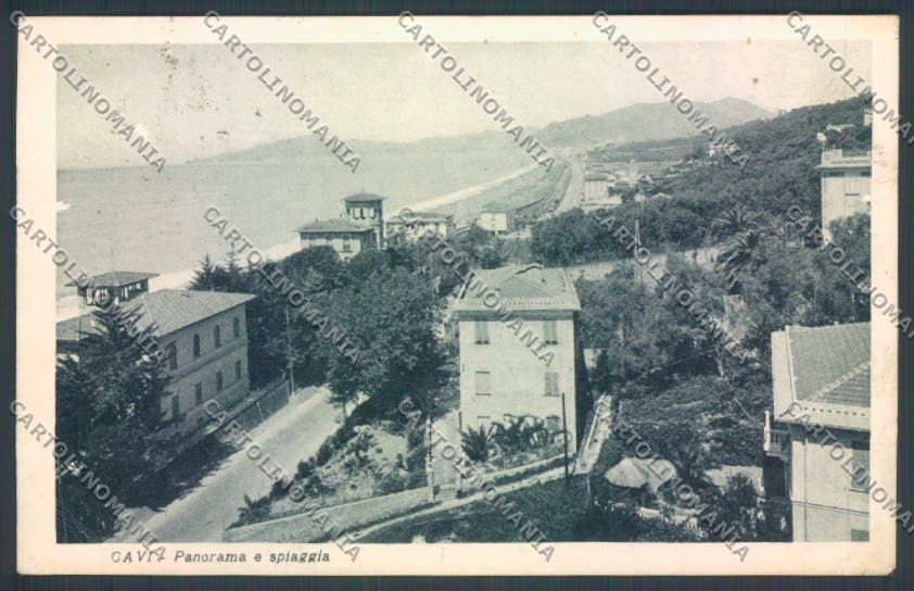 Genova Cavi di Lavagna ABRASA cartolina ZT0270 – fronte