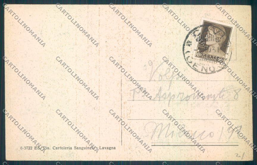 Genova Cavi di Lavagna cartolina ZT0271 – retro