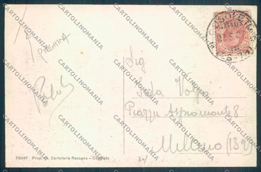 Genova Cogoleto PIEGHINA cartolina ZT0316 – retro