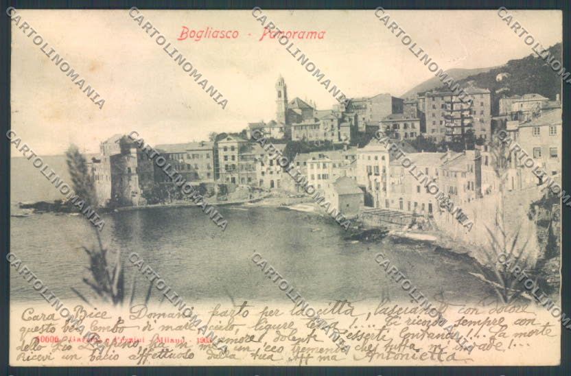 Genova Bogliasco cartolina ZT0325 – fronte