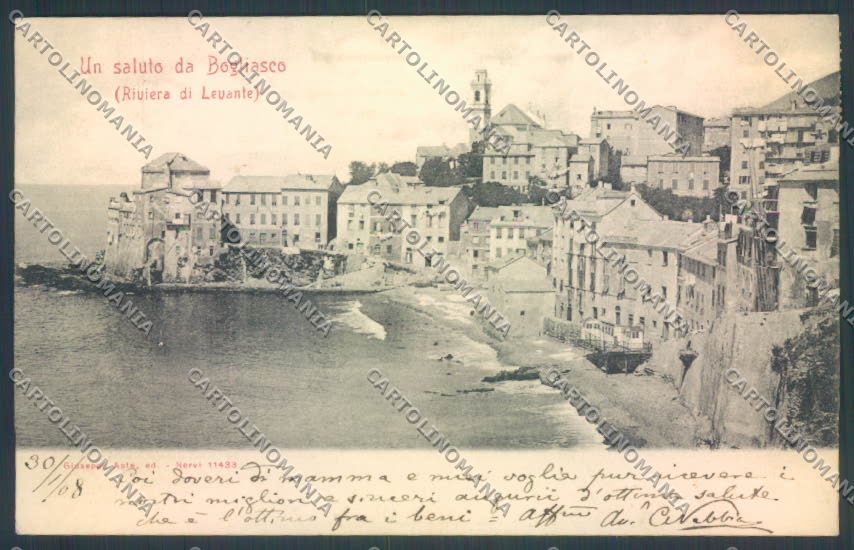 Genova Bogliasco cartolina ZT0344 – fronte