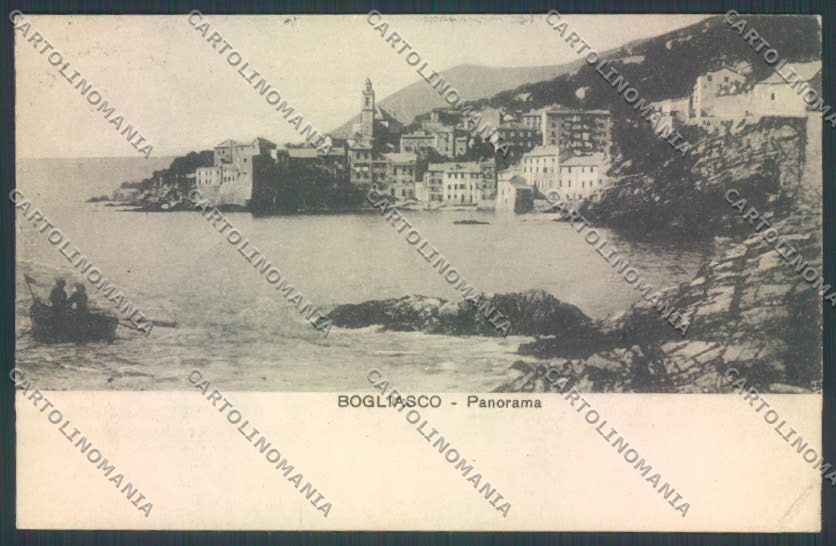 Genova Bogliasco PIEGA cartolina ZT0347 – fronte