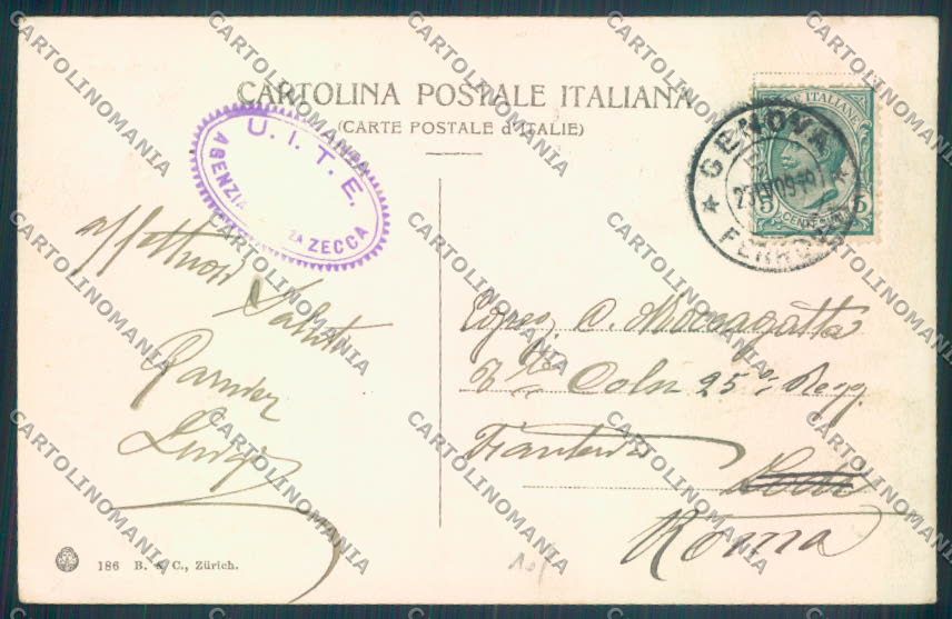 Genova Città Albaro cartolina ZT0369 – retro