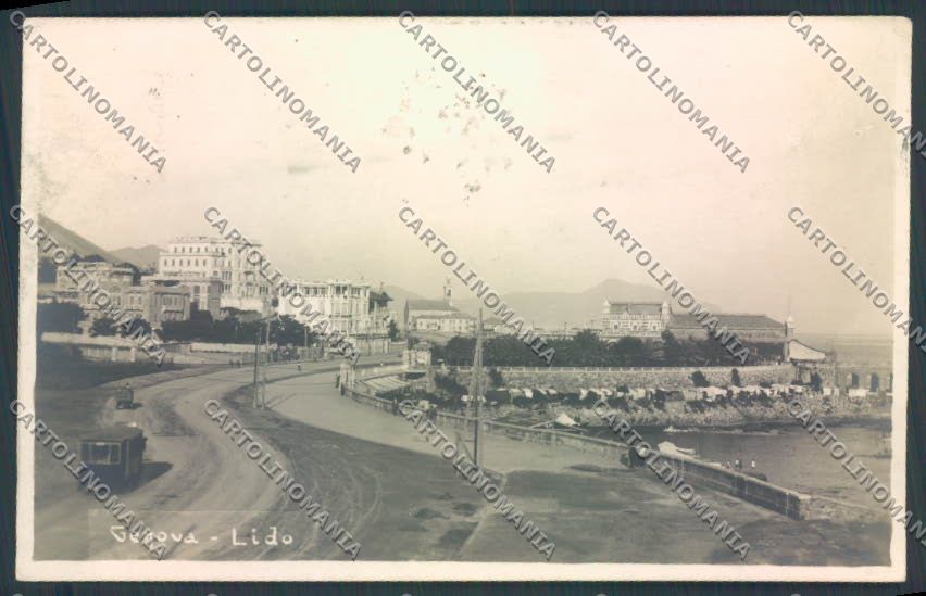Genova Città Albaro Corriera Foto cartolina ZT0385 – fronte