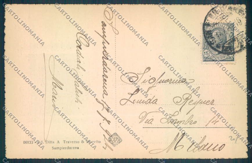 Genova Città Sampierdarena cartolina ZT0407 – retro