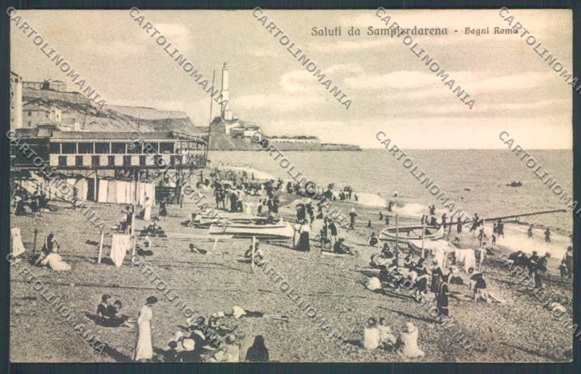 Genova Città Sampierdarena Lanterna STRAPPINO cartolina ZT0410 – fronte