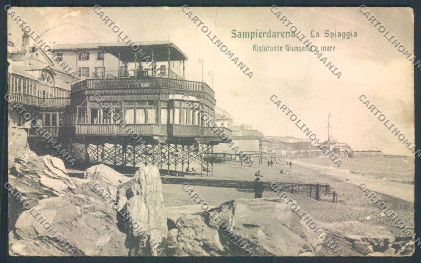 Genova Città Sampierdarena Lanterna ABRASA STRAPPINO cartolina ZT0411 – fronte