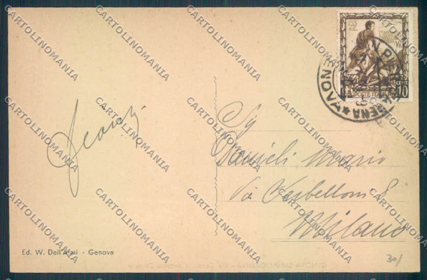 Genova Città Sampierdarena cartolina ZT0418 – retro
