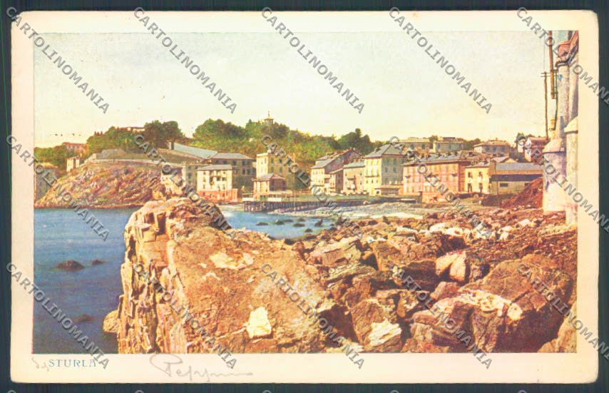 Genova Città Sturla ABRASA cartolina ZT0424 – fronte