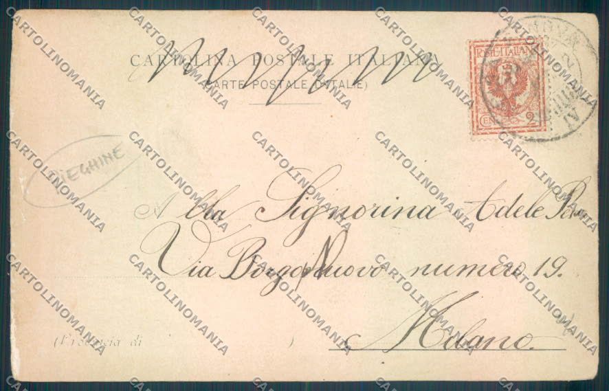 Genova Città Sturla PIEGHINE cartolina ZT0426 – retro