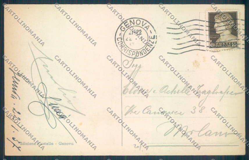 Genova Città Sturla cartolina ZT0429 – retro