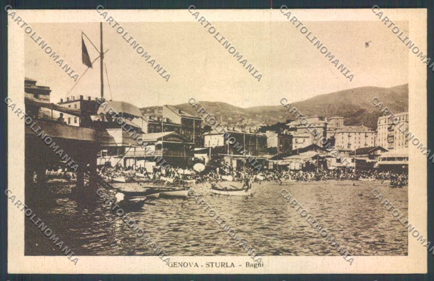 Genova Città Sturla cartolina ZT0430 – fronte