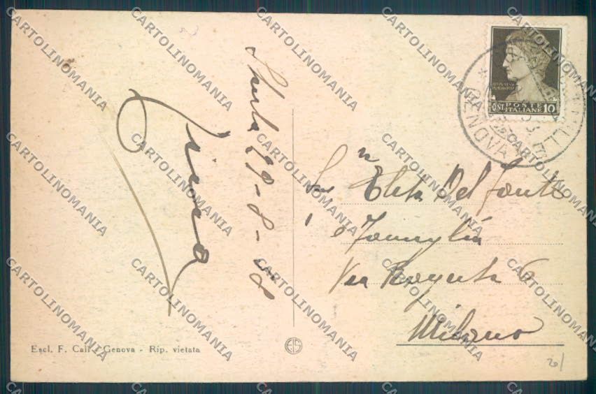 Genova Città Sturla cartolina ZT0432 – retro