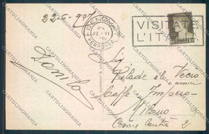 Genova Città Sturla cartolina ZT0436 – retro