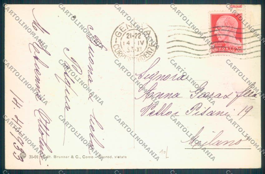 Genova Città Nervi cartolina ZT0467 – retro