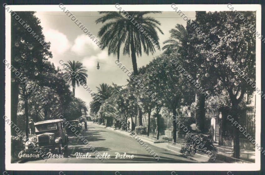 Genova Città Nervi Automobile Foto cartolina ZT0477 – fronte