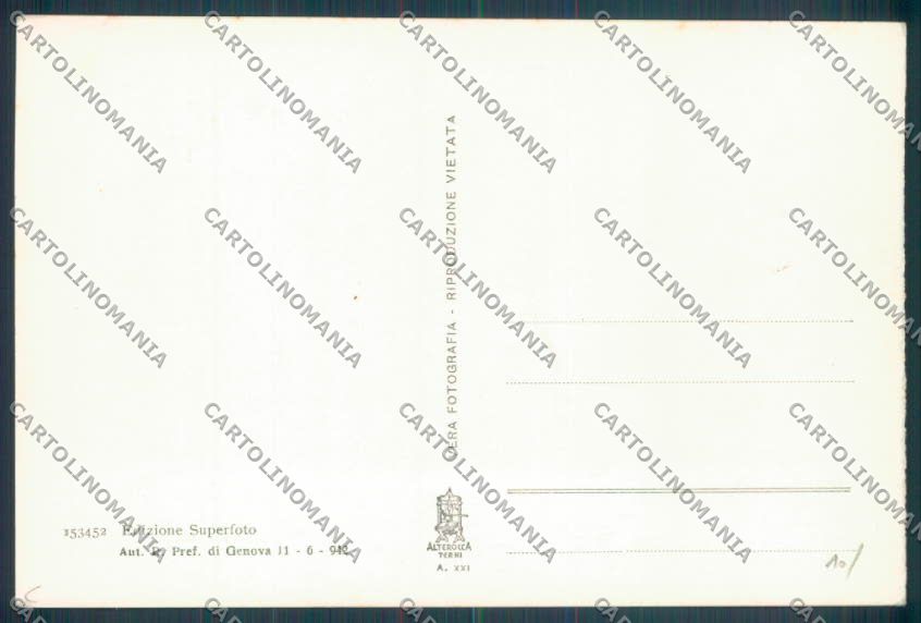 Genova Città Nervi Automobile Foto cartolina ZT0477 – retro