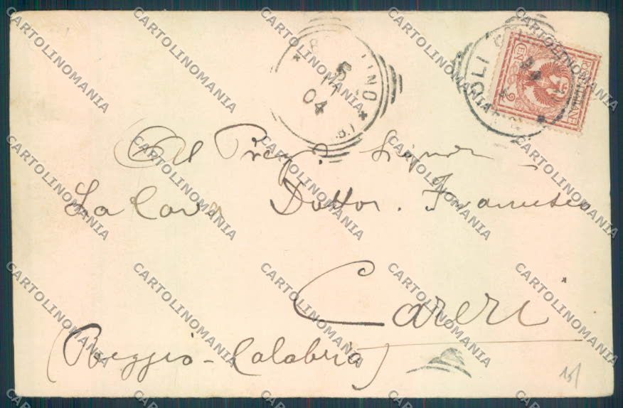 Genova Città Nervi Carrozza cartolina ZT0484 – retro